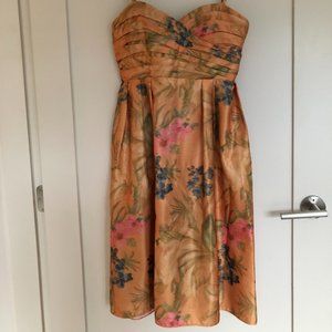 Anthropologie Dress, Size 6, gold/yellow tones